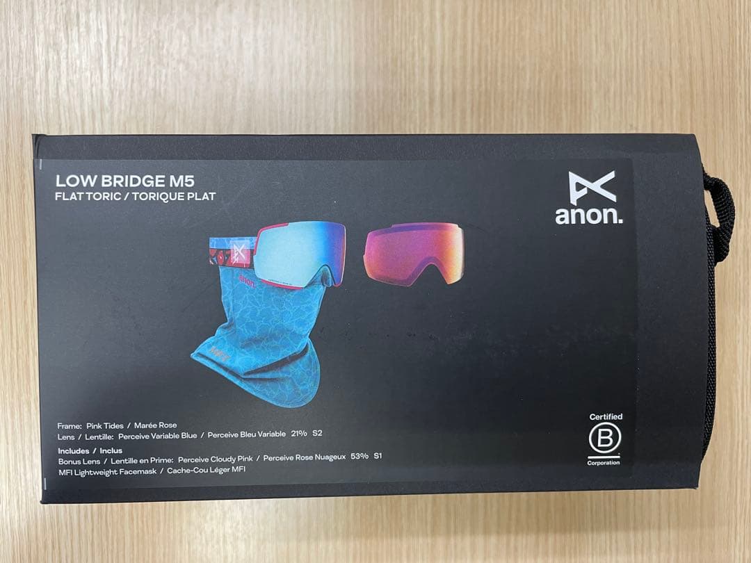 anon. 25-26 M5 PINK TIDESゴーグル ローブリッジ