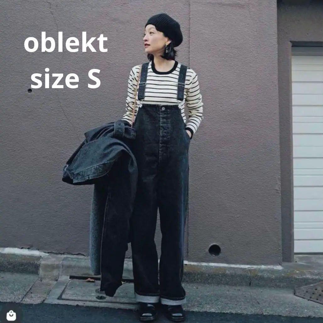美品❣️oblekt デニムオーバーオール 高山都さんコラボ サロペット S