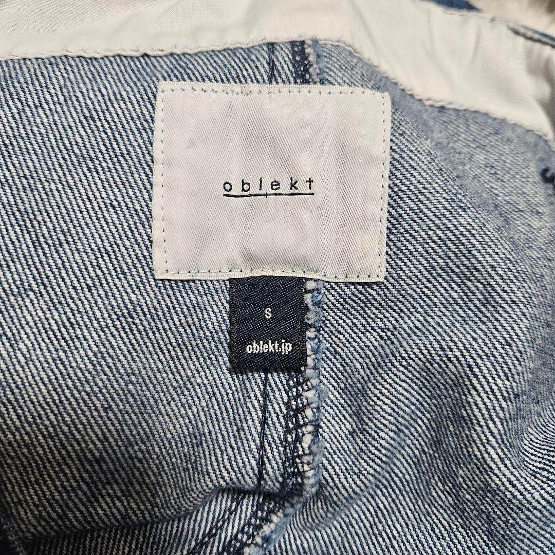 美品❣️oblekt デニムオーバーオール 高山都さんコラボ サロペット S