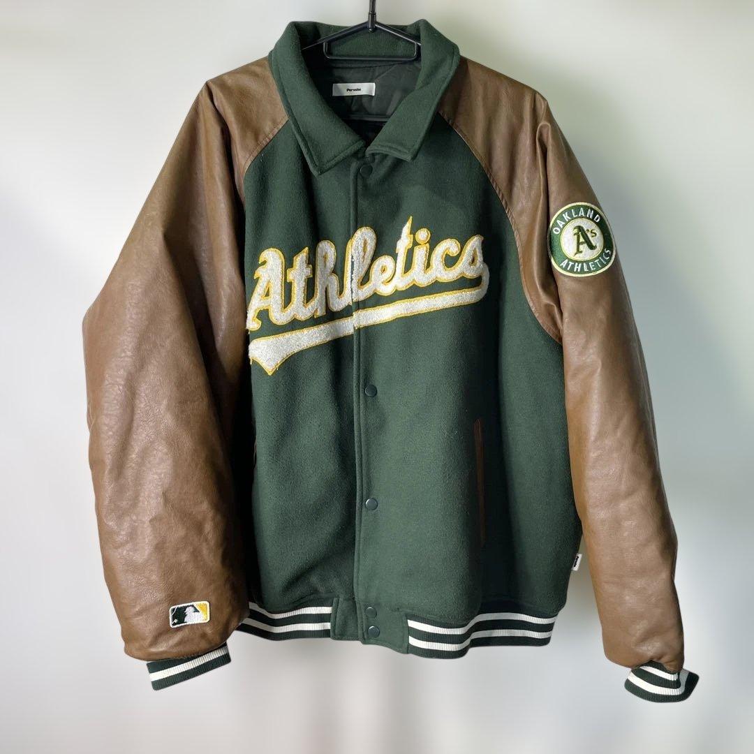 【sk/1.8/10】Perushu×MLBコラボ スタジャン Lサイズ