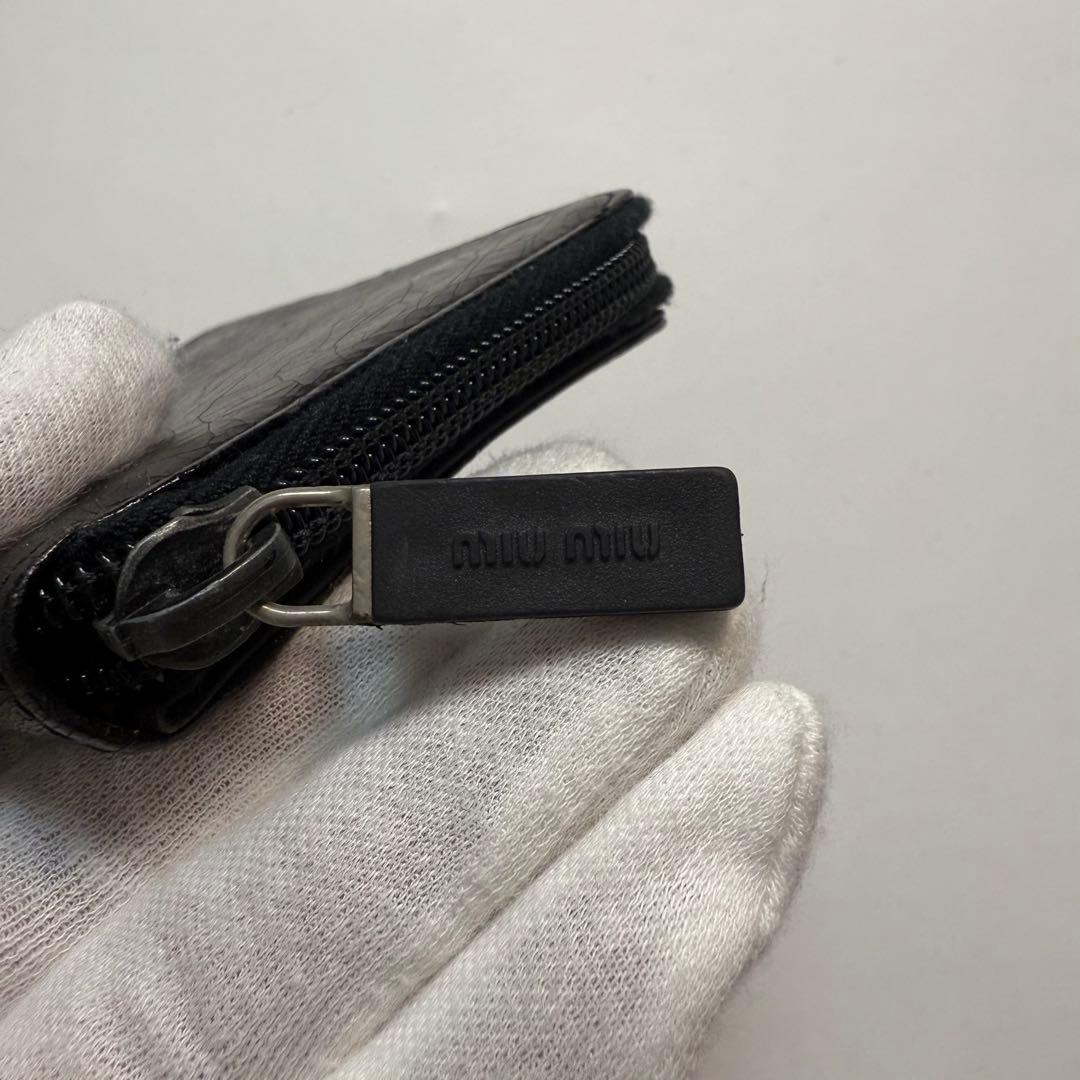 小物 1999FW MIUMIU archive leather wallet