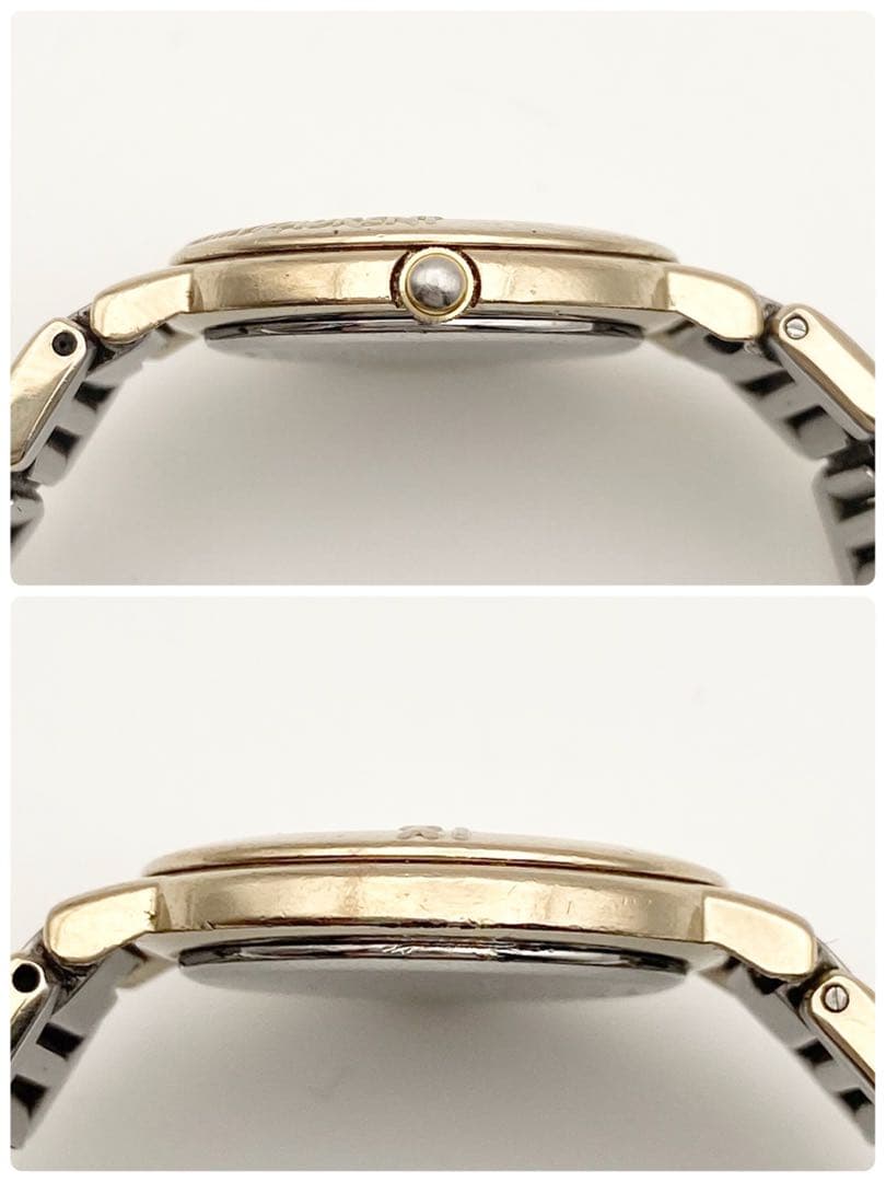 【稼働品】イヴ・サンローラン クォーツ 腕時計 コンビ 2200 新品電池