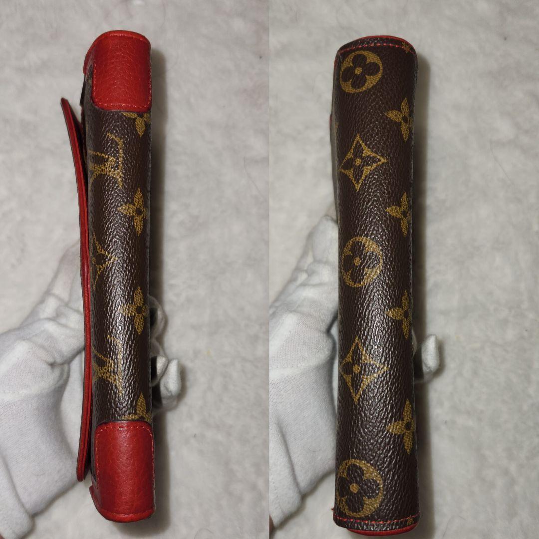 ルイヴィトン ポルトフォイユ サラ モノグラム レティーロ 赤 長財布