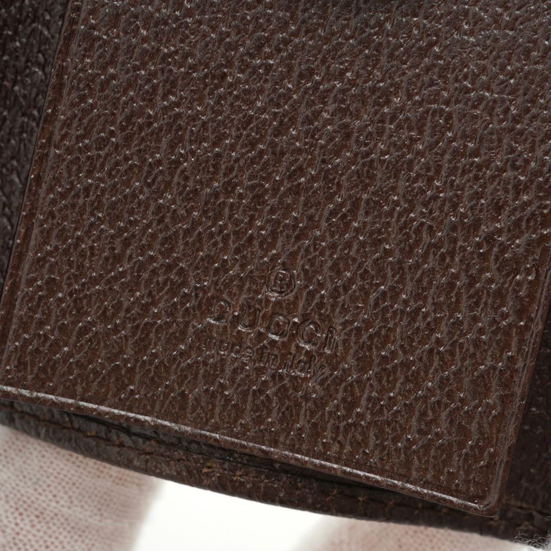 ✨新品未使用・箱付き✨　GUCCI キーケース　GGライン　キャンバス　6連