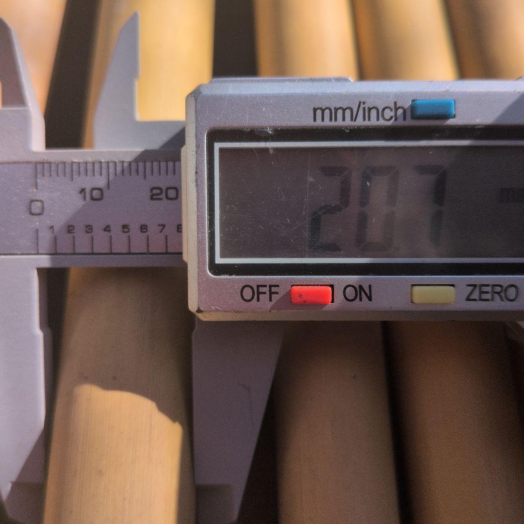 篠竹 篠笛素材１７本 自然乾燥８年 反り小