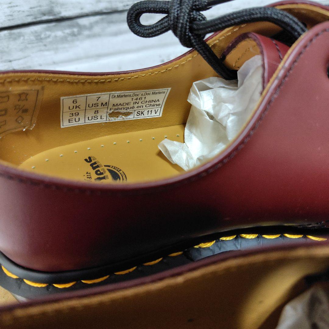 Dr. Martens 1461 3ホール チェリーレッド UK6