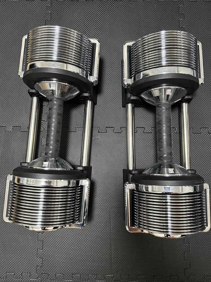 【ヒロ】可変式ダンベル　32kg×2