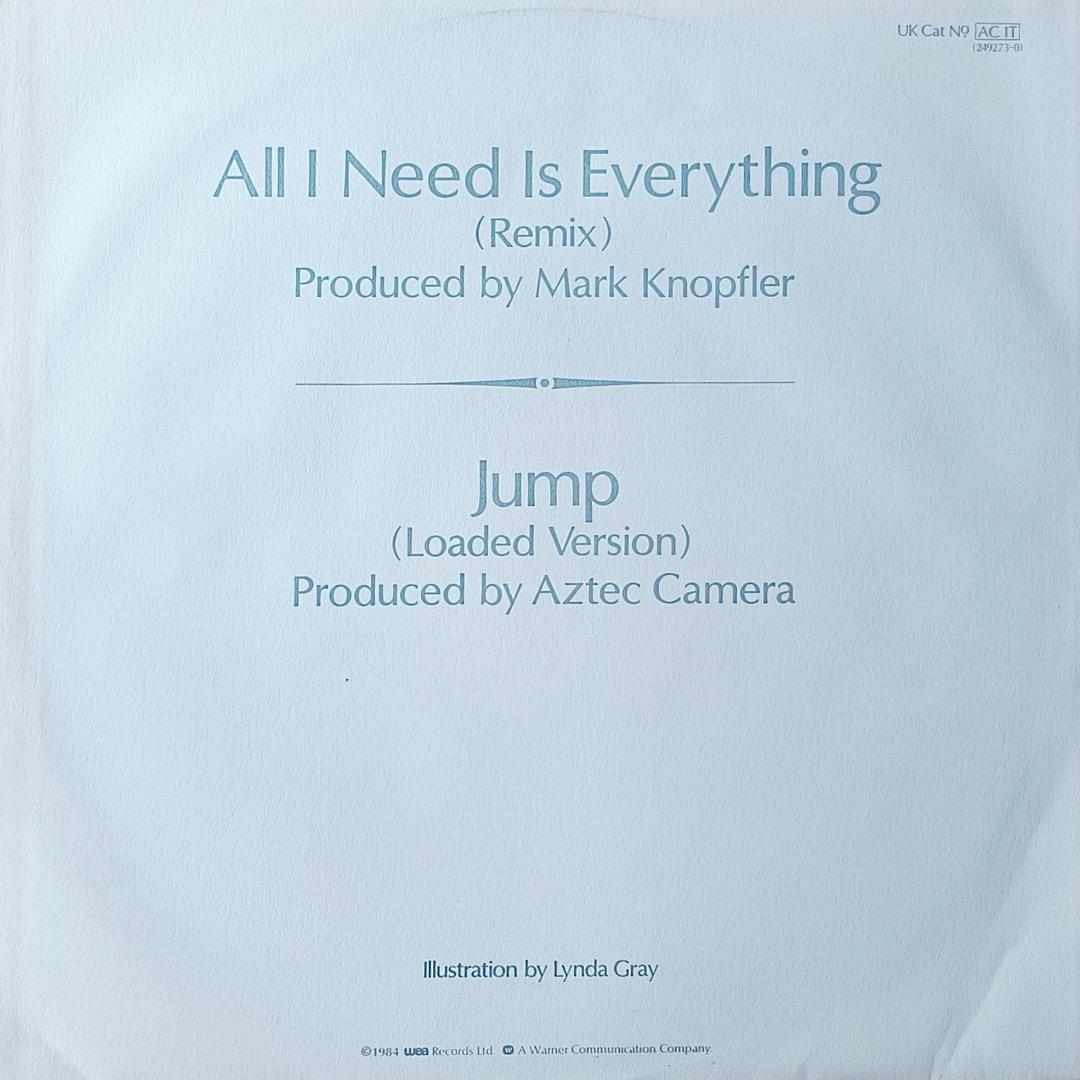洋楽 All I Need Is Everything /AZTEC CAMERA