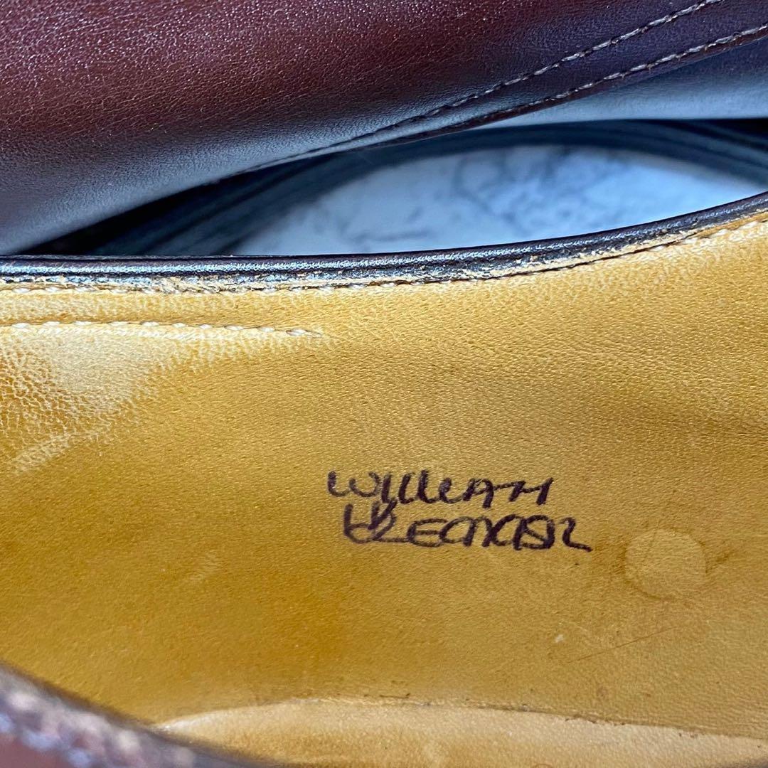 【メンズブランド革靴】ジョンロブ　25cm ブラウン　ダブルモンク　レザー