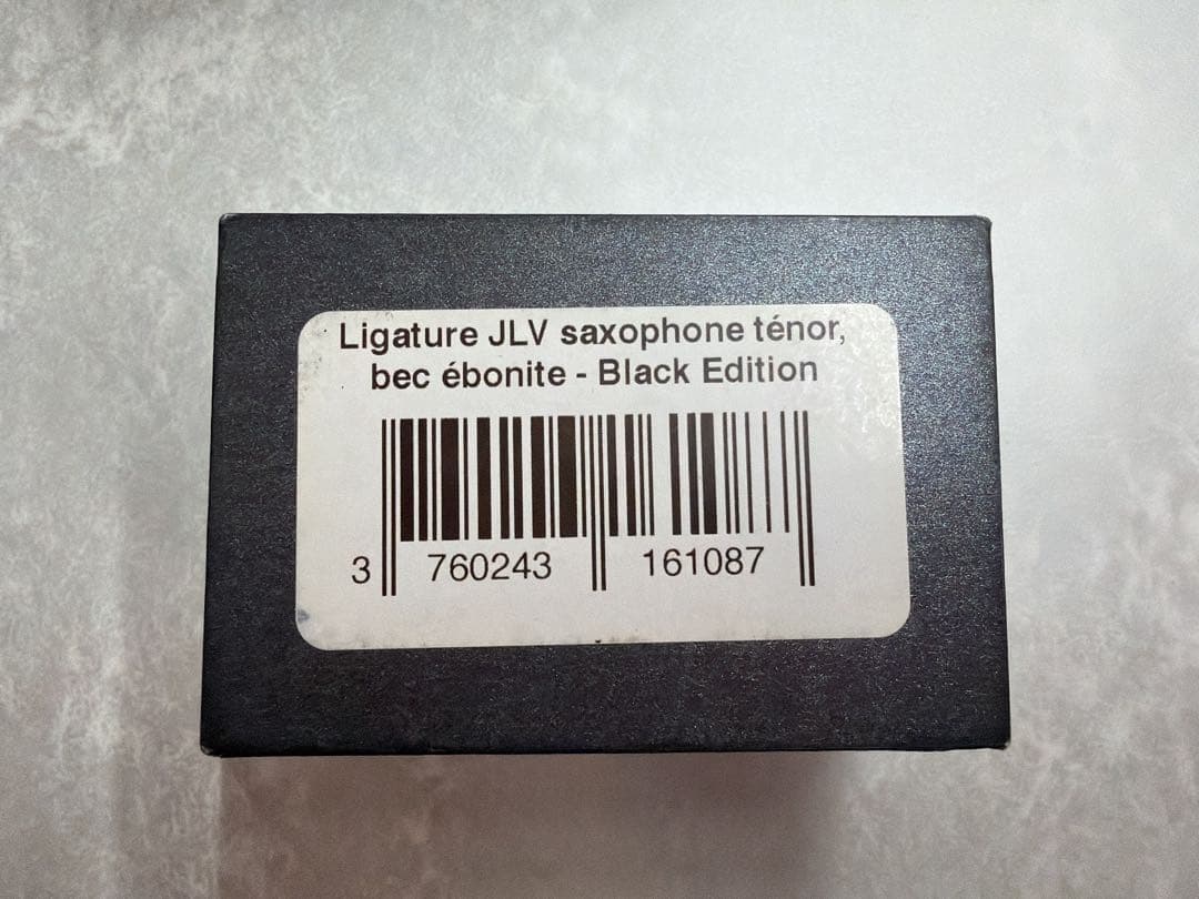 テナーサックスリガチャー JLV Black Edition