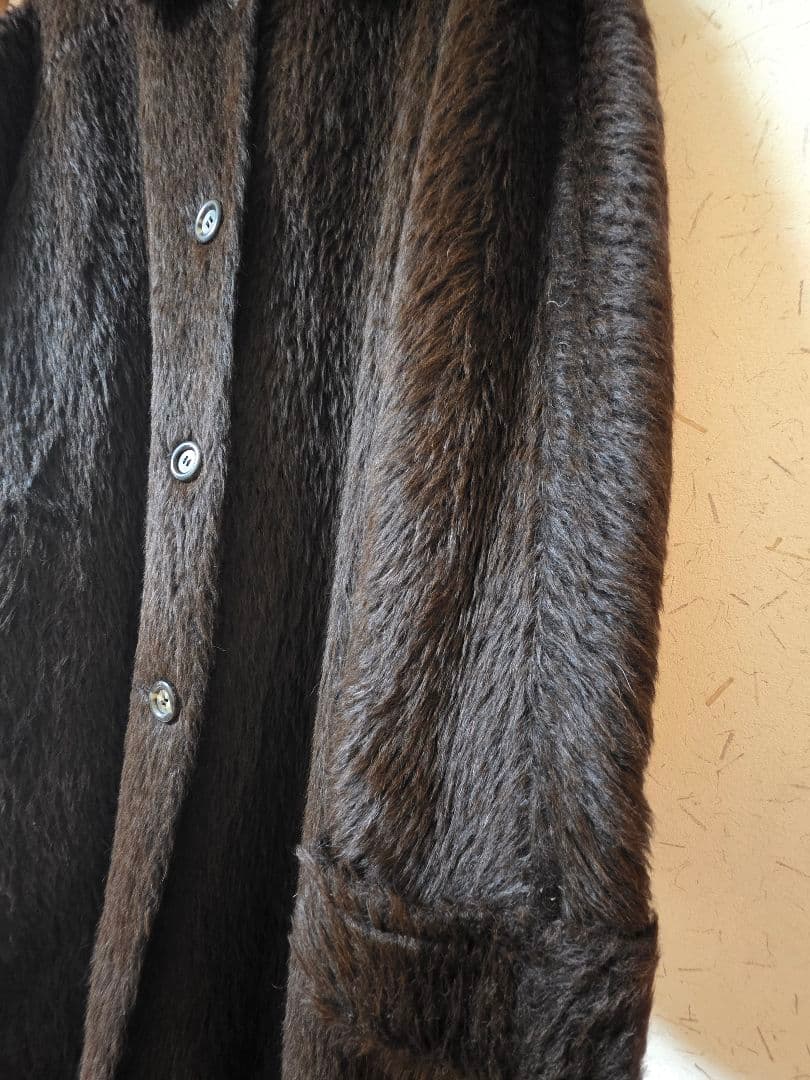 【期間限定値下げ】AGNONA ブラウンファーコート ロングコート アルパカ