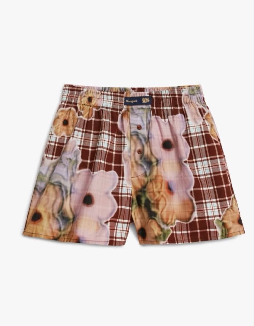 desigual. コリーナ・ストラダのボクサーショーツ フラワーチェック