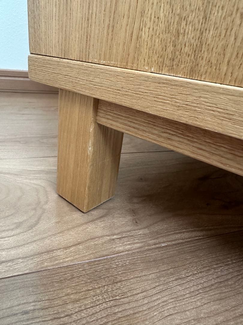 無印良品 4段チェスト・タモ材（廃盤品）