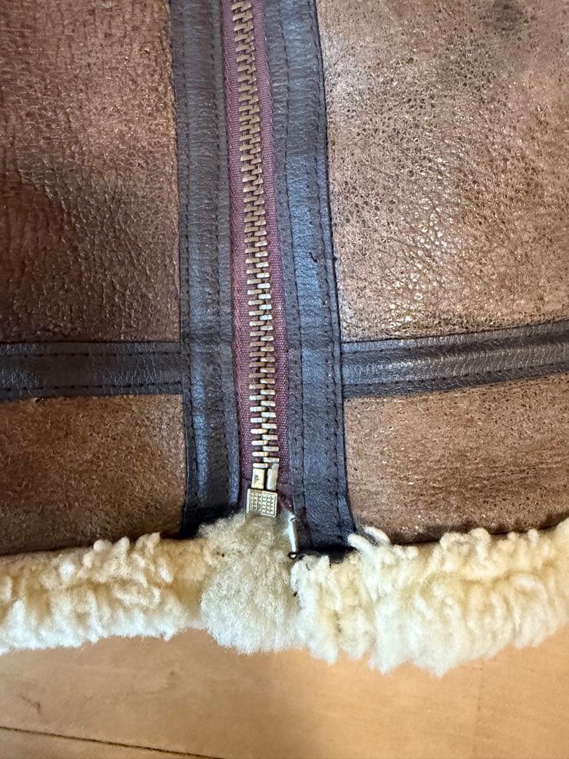 AVIREX B3 フライトジャケット　ボアジャケット　ムートン　34