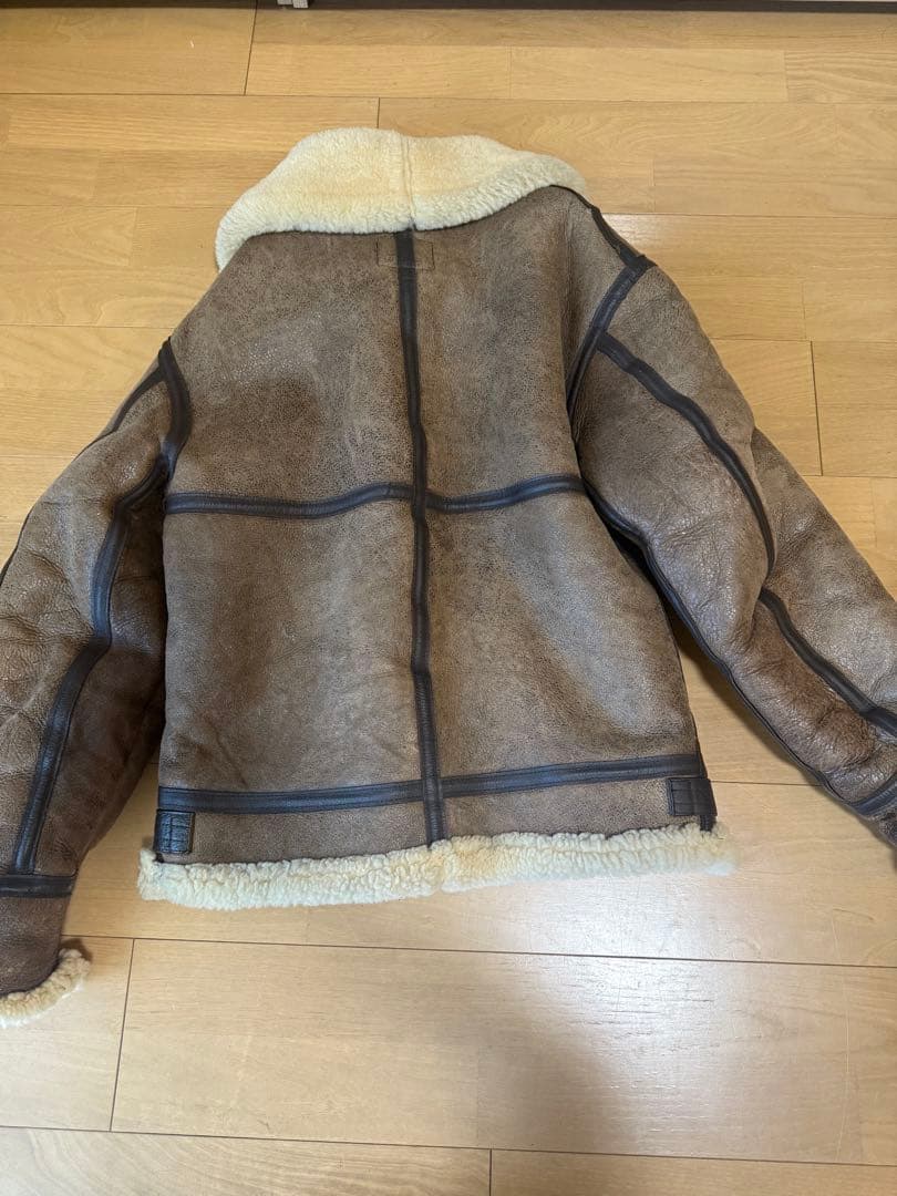 AVIREX B3 フライトジャケット　ボアジャケット　ムートン　34