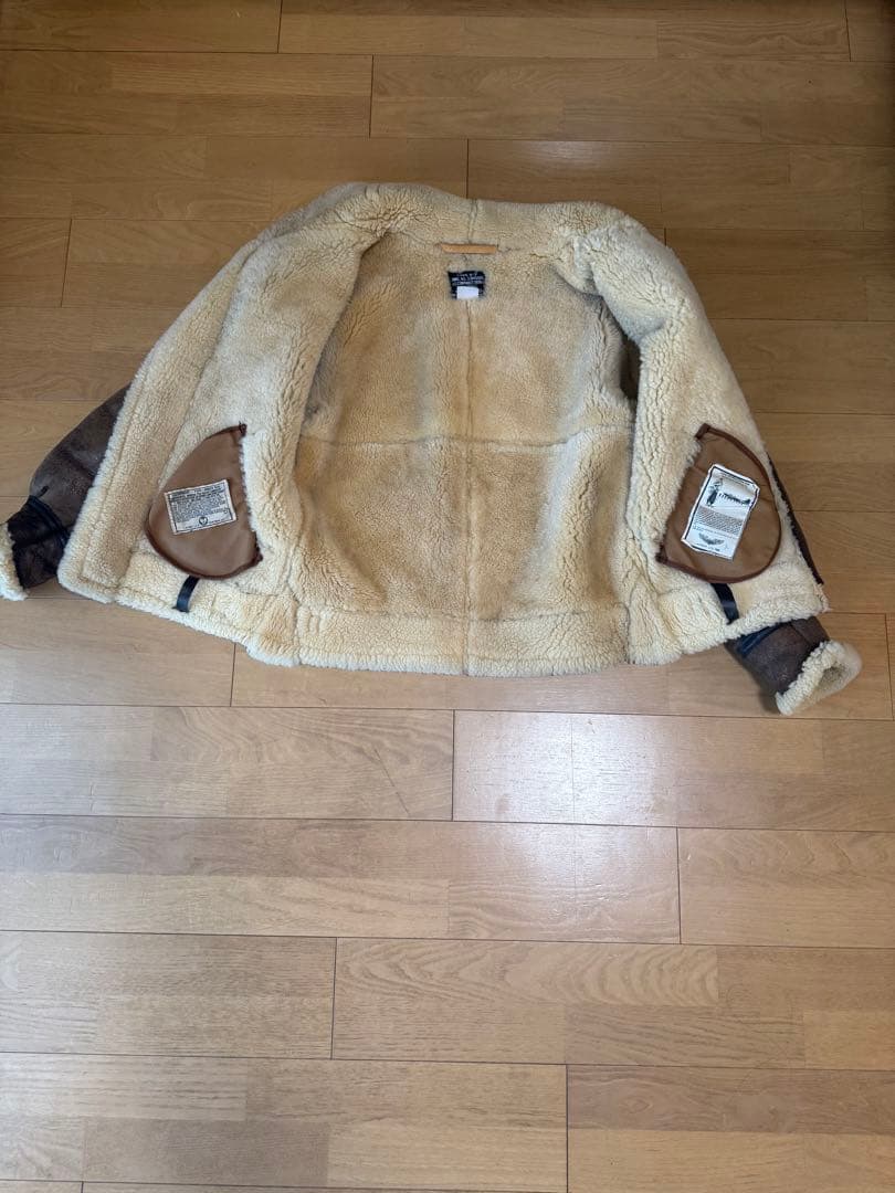 AVIREX B3 フライトジャケット　ボアジャケット　ムートン　34