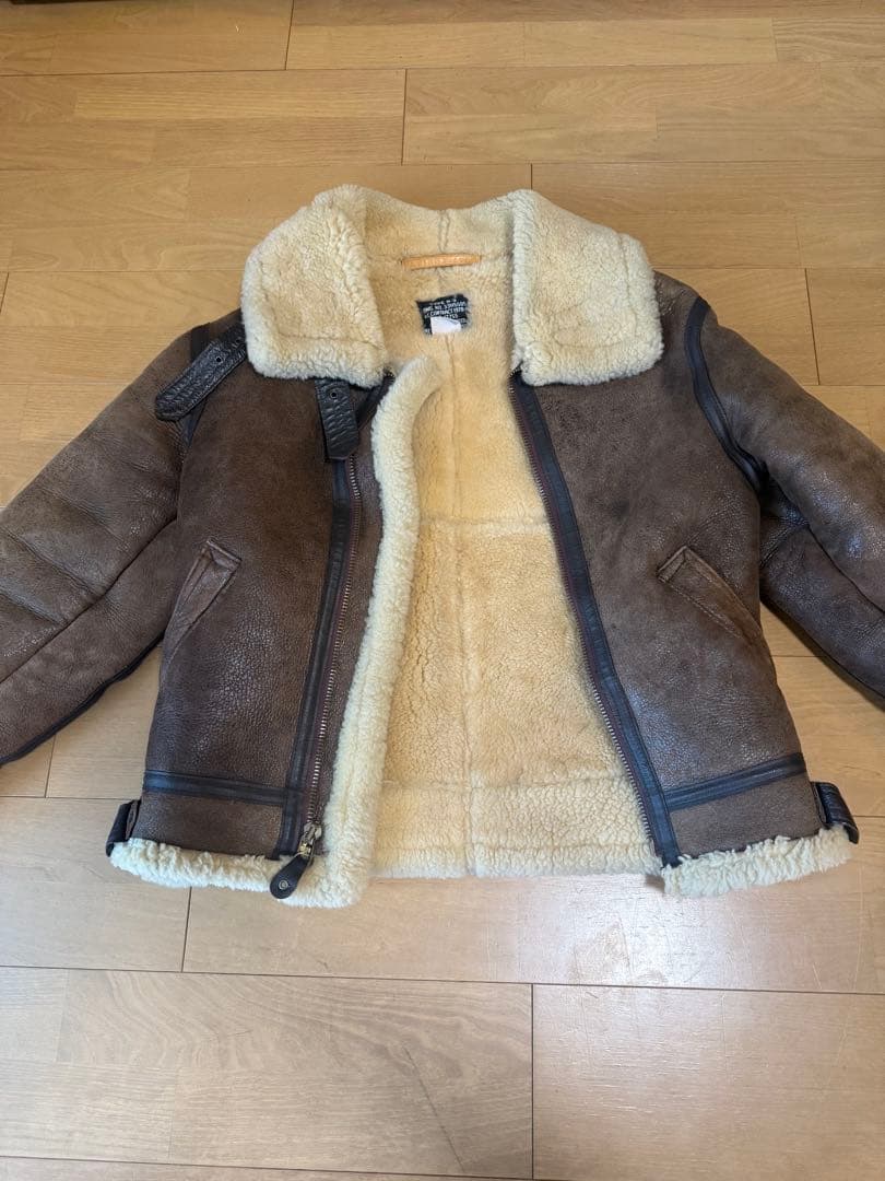 AVIREX B3 フライトジャケット　ボアジャケット　ムートン　34