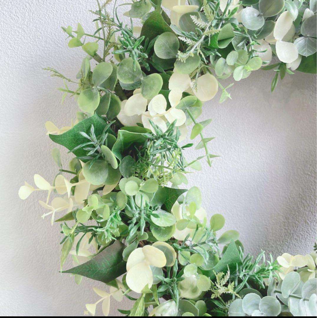 ナチュラルグリーンリース ハンドメイド