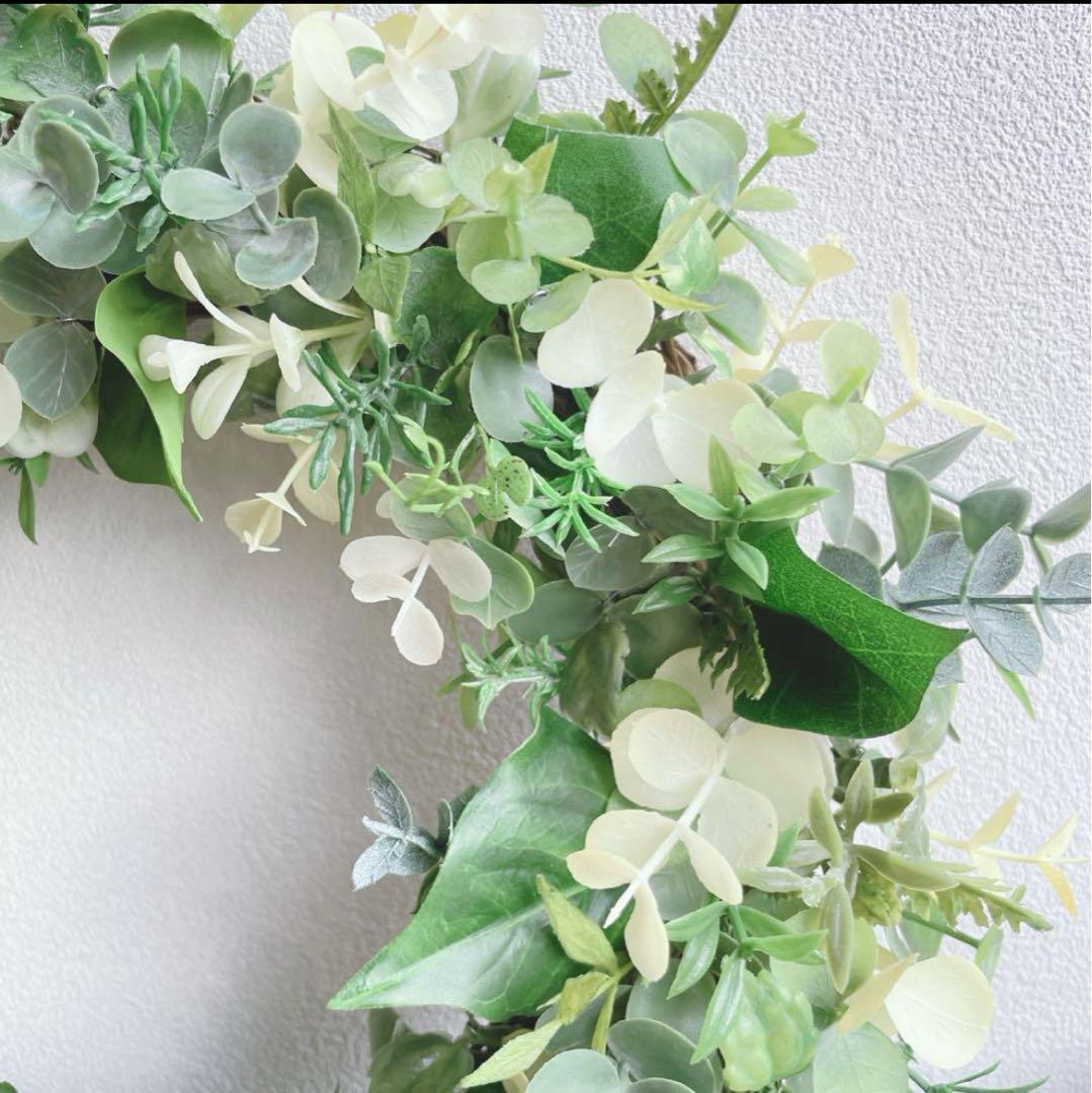 ナチュラルグリーンリース ハンドメイド