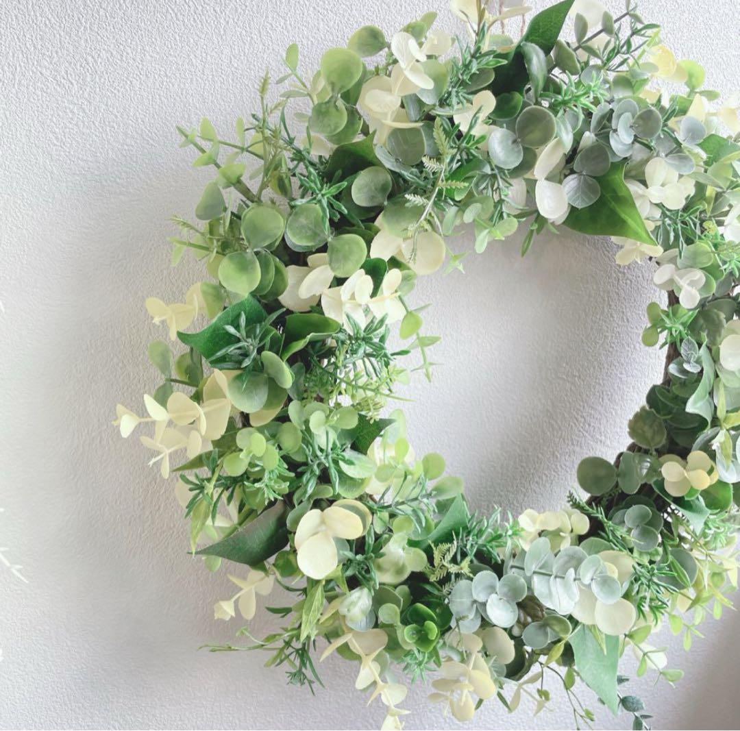 ナチュラルグリーンリース ハンドメイド