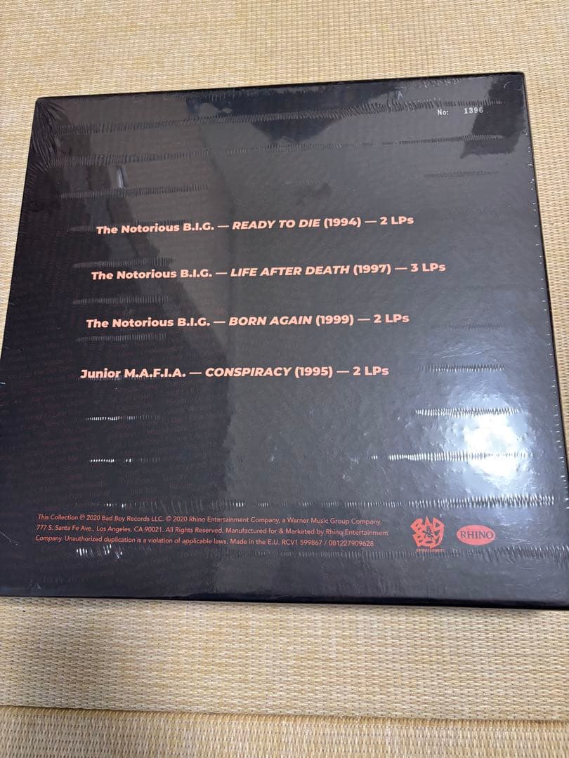 The Notorious B.I.G. アナログ9枚組Box （全アルバム）