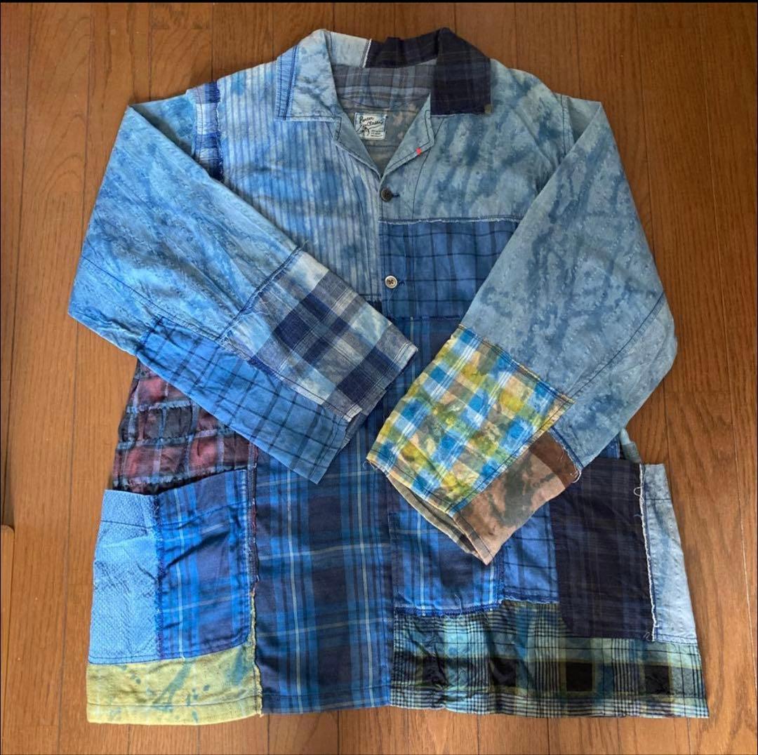 Porter Classic ハンドワークネルシャツジャケット　サイズ2