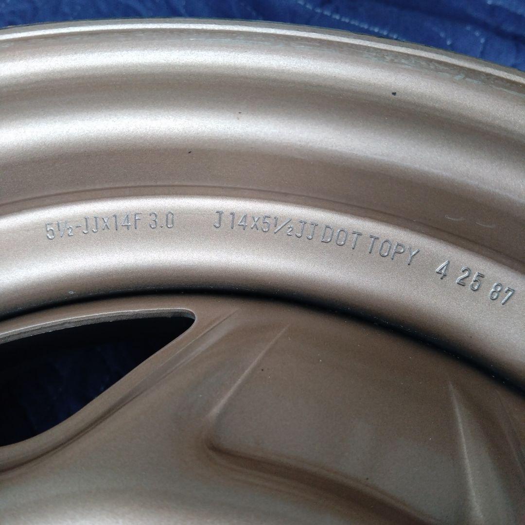 ②三菱ランサーEXターボ純正 14インチ スチールホイール ①、②セット購入