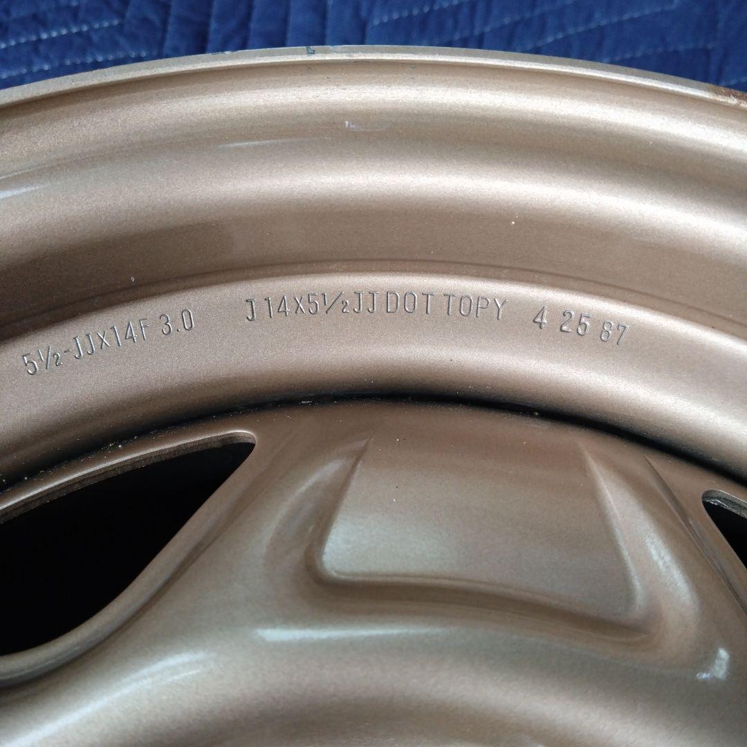 ②三菱ランサーEXターボ純正 14インチ スチールホイール ①、②セット購入