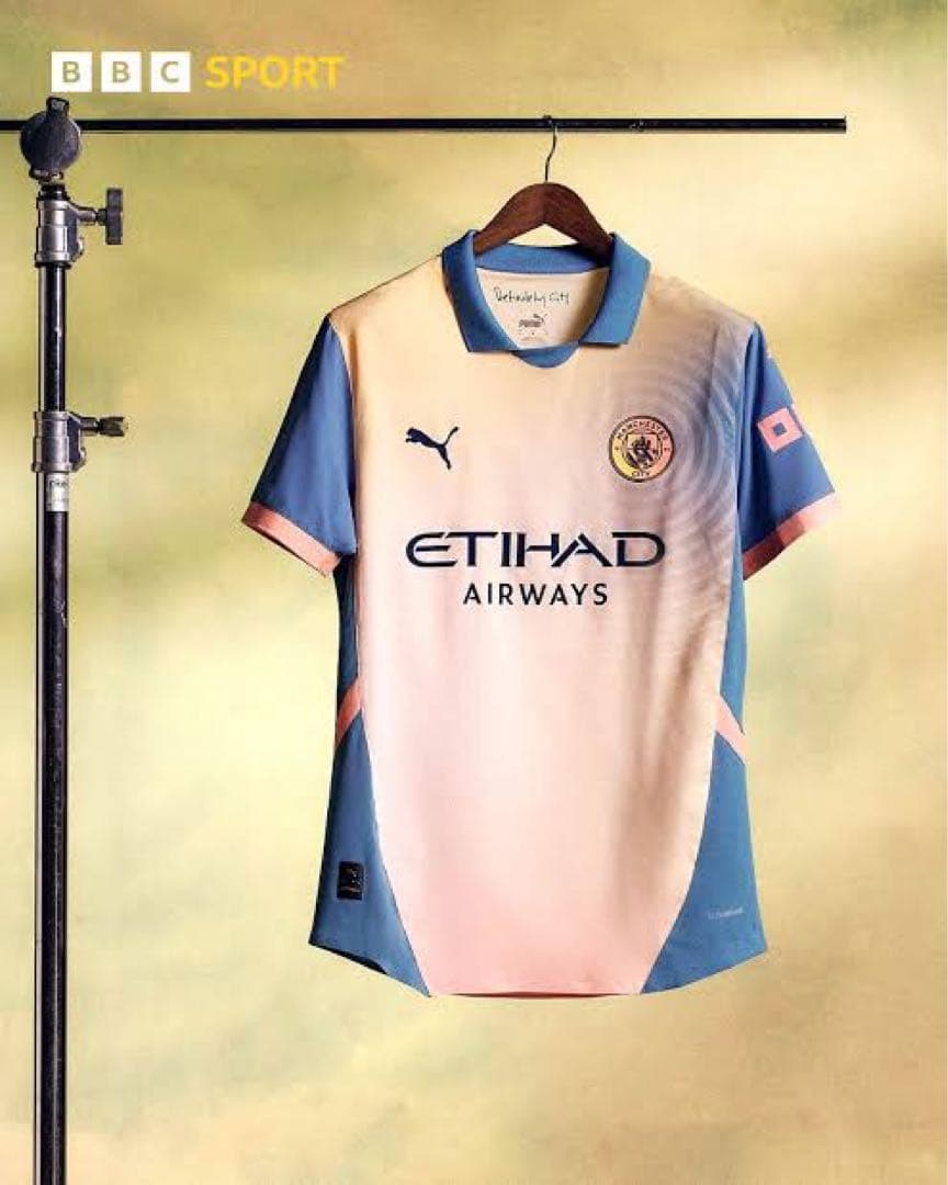 マンチェスターシティ 24-25 4th ノンマーキング　インポートMサイズ