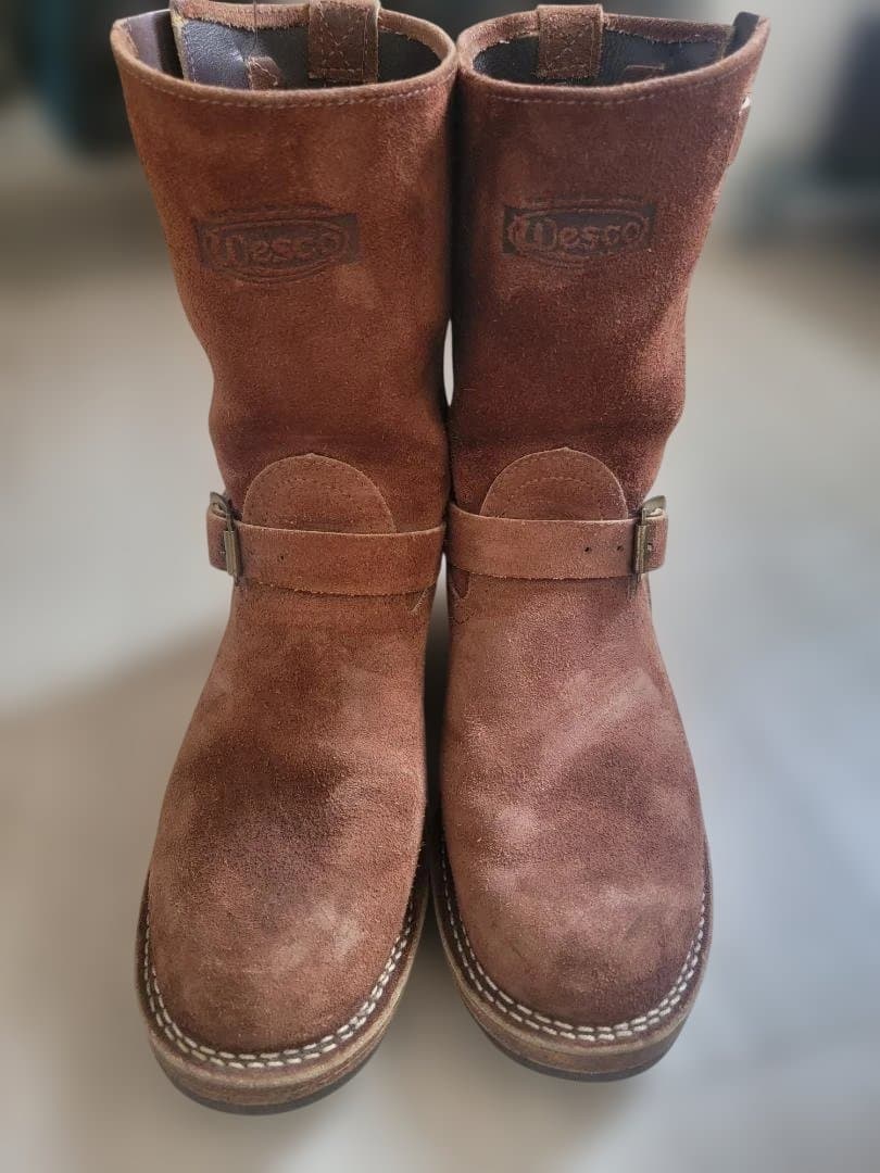 Wesco スエード ブラウン エンジニアブーツ