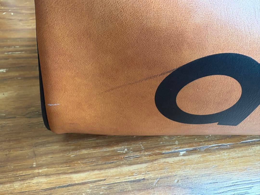 か*ど様 adidas ビンテージ ボストンバッグ ブラウン