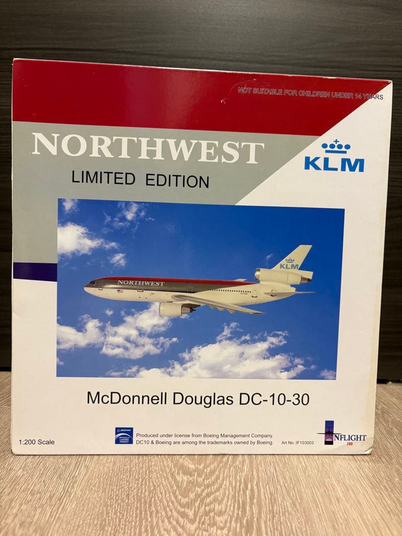 航空機・ヘリコプター INFLIGHT NW DC-10-30 N237NW 1/200