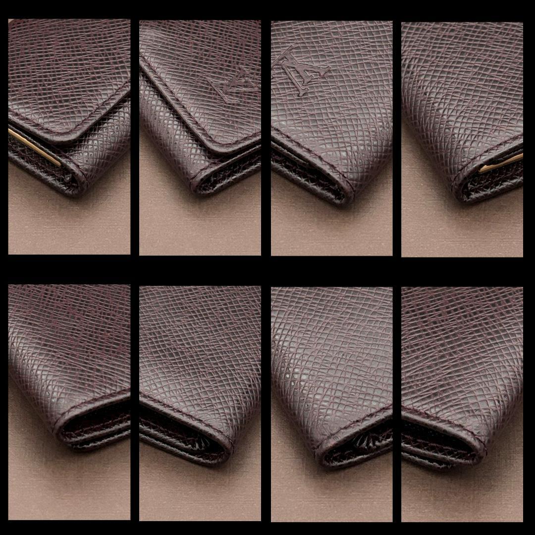 ルイヴィトン タイガ キーケース ミュルティクレ キーホルダー 茶 ボルドー