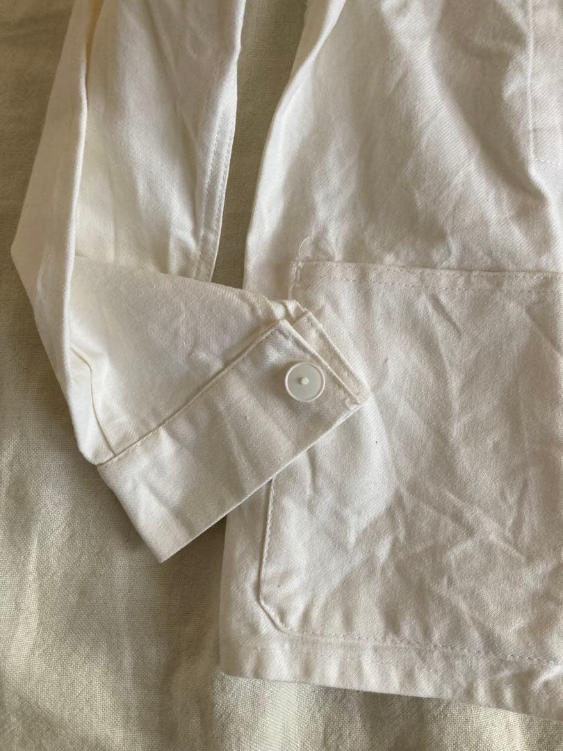 フレンチヴィンテージ 1wash 白 コットンジャケット70s60s 解禁