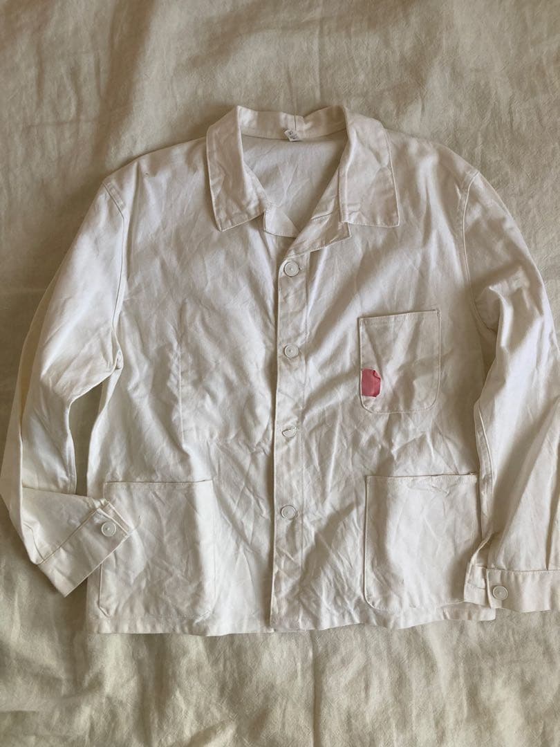 フレンチヴィンテージ 1wash 白 コットンジャケット70s60s 解禁