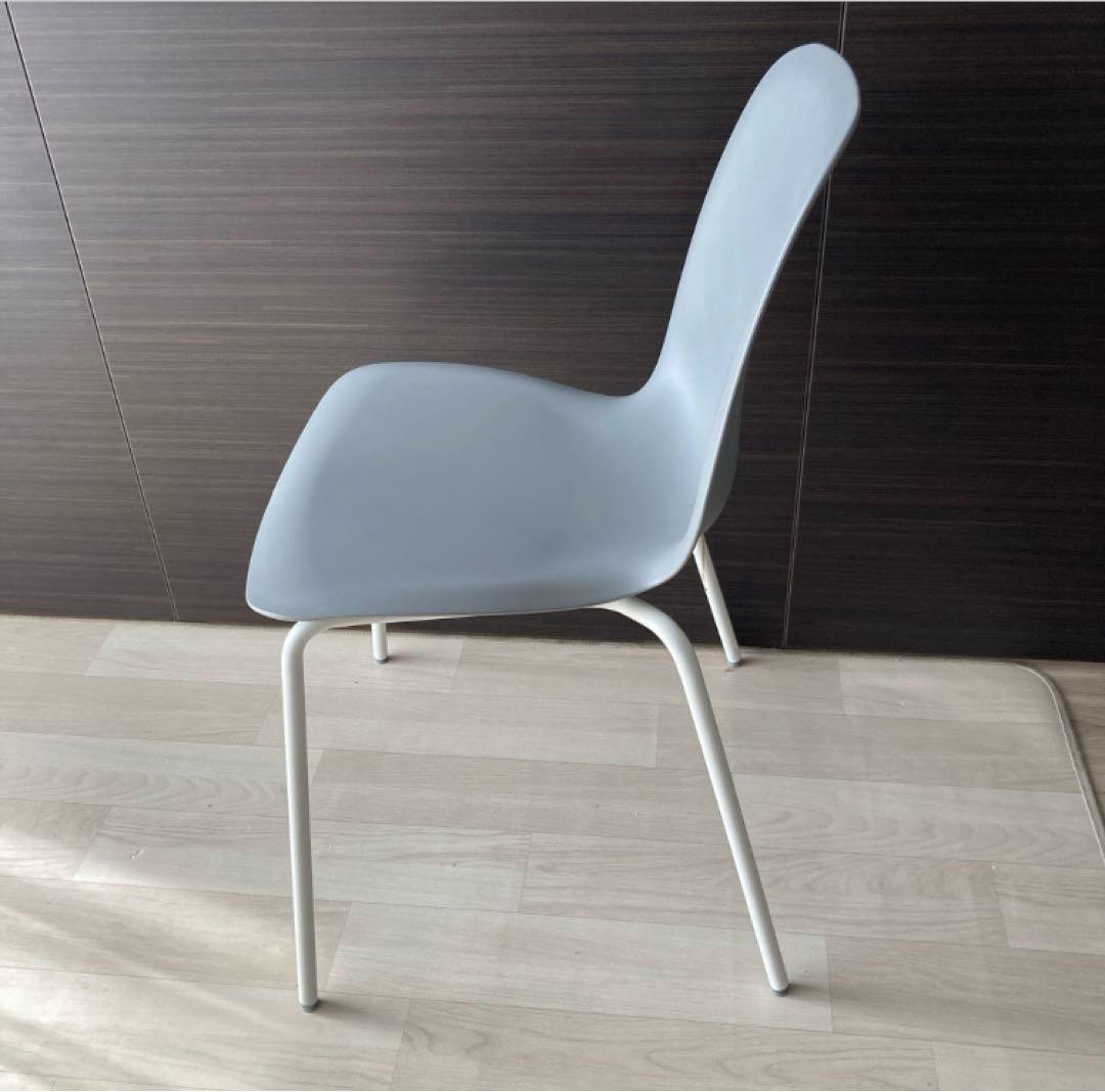 イケア ダイニングチェア 4脚セット　グレーLEIFARNE BRORINGE