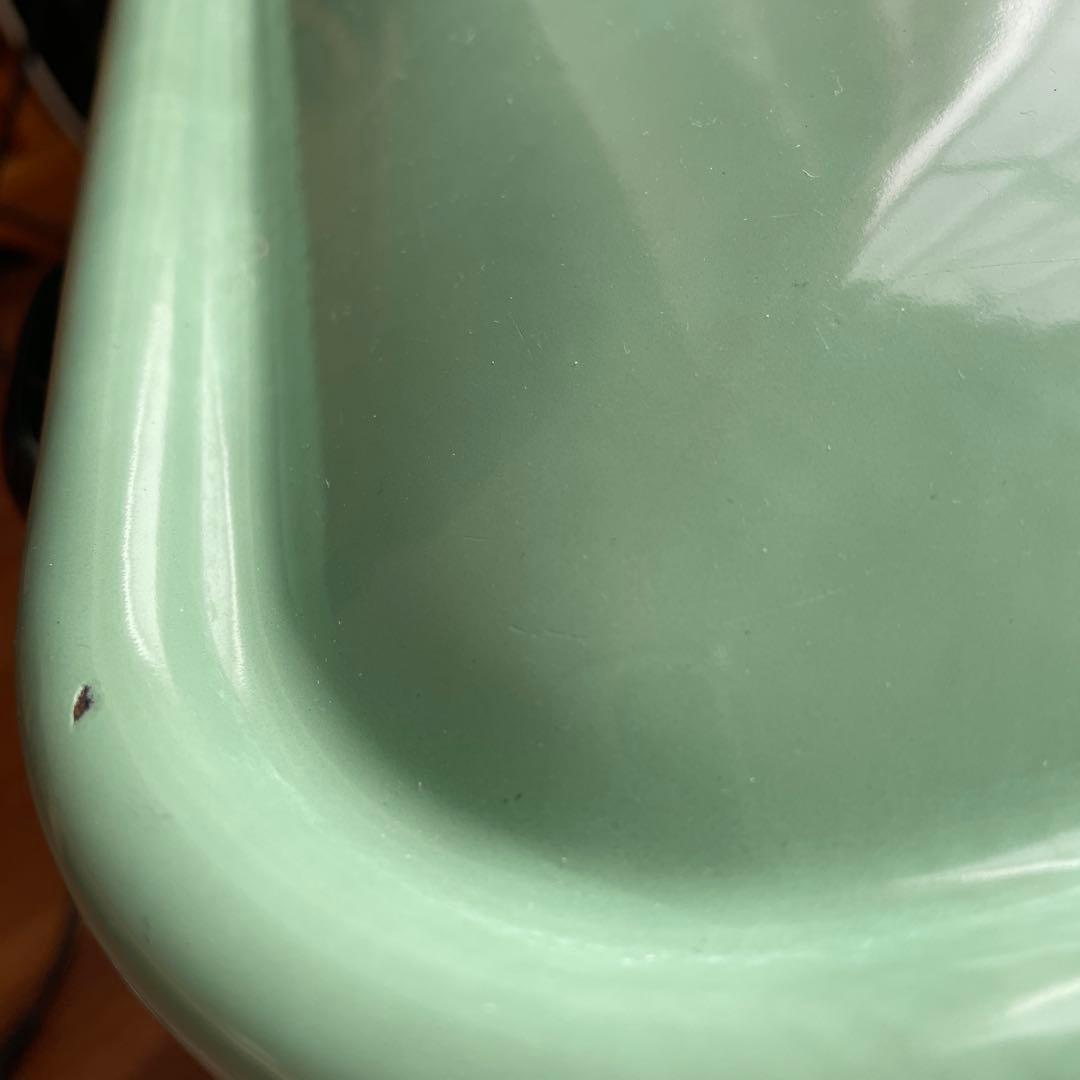 カントリー　ホーロー　ブレッド缶　BREAD　ケース　協和工業　グリーン