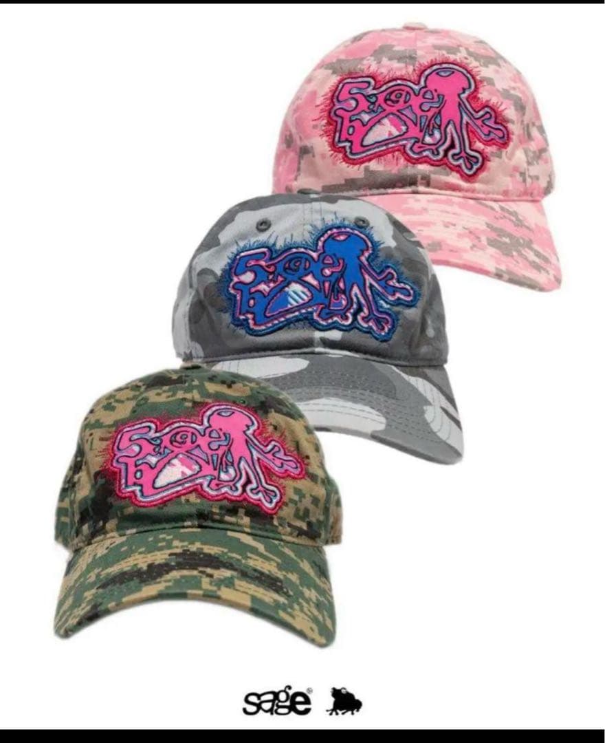 5ageboy Camo Cap ピンクfuckthisindustry