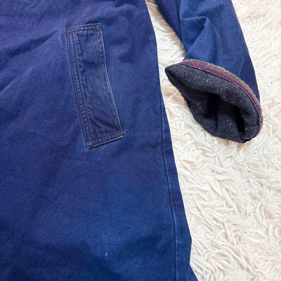 キャピタル　モンゴルコート　インディゴ　ウール