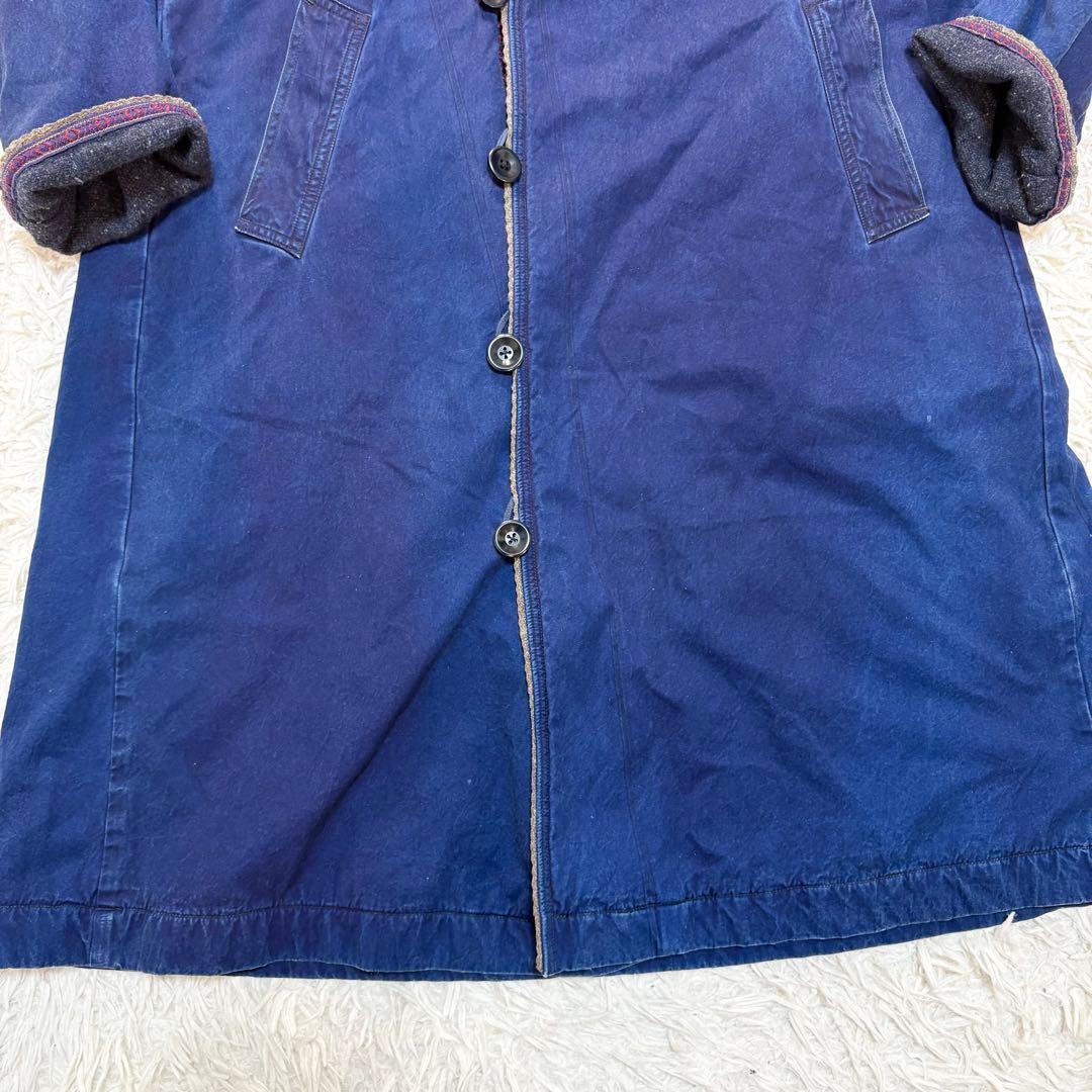 キャピタル　モンゴルコート　インディゴ　ウール