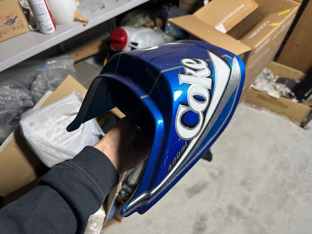 gs400 外装 コカコーラ カスタムペイント