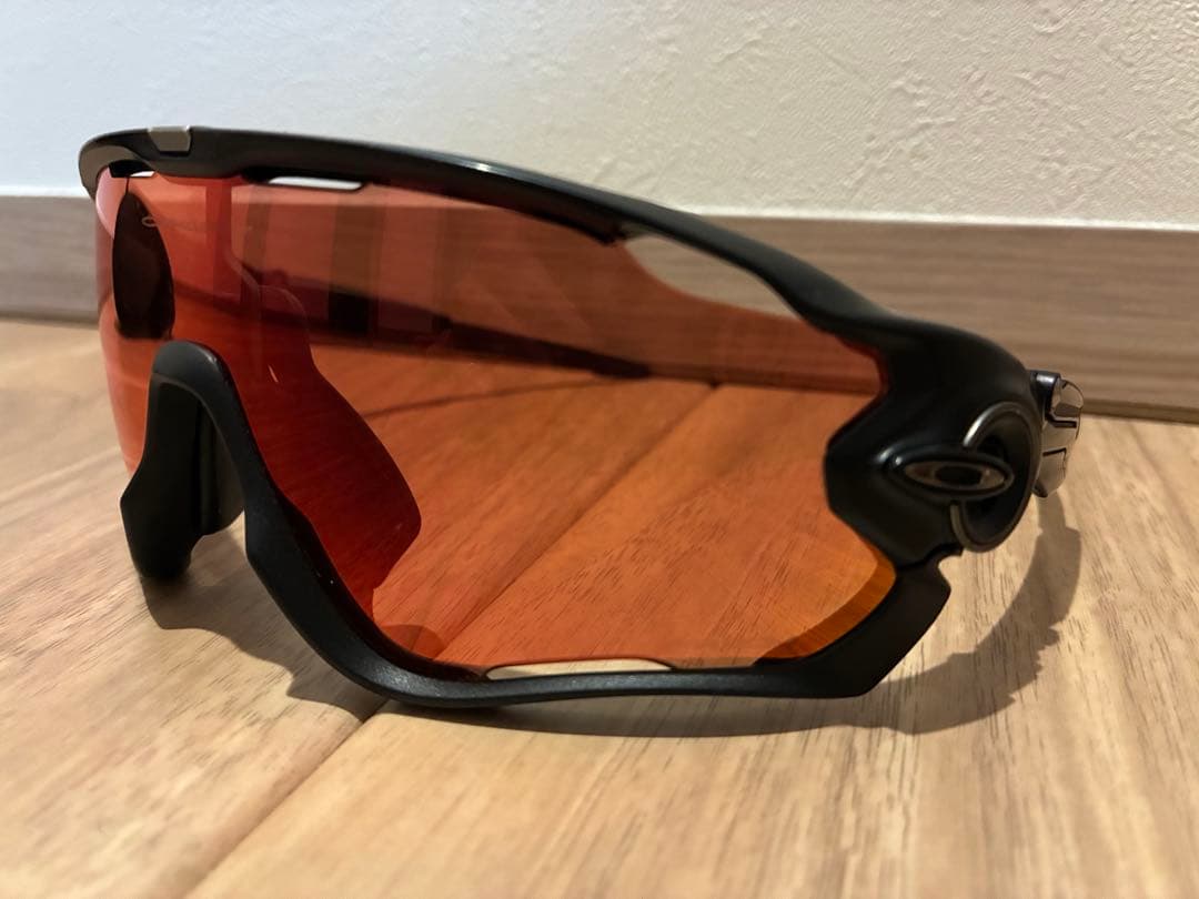Oakley スポーツサングラス ブラック/オレンジ