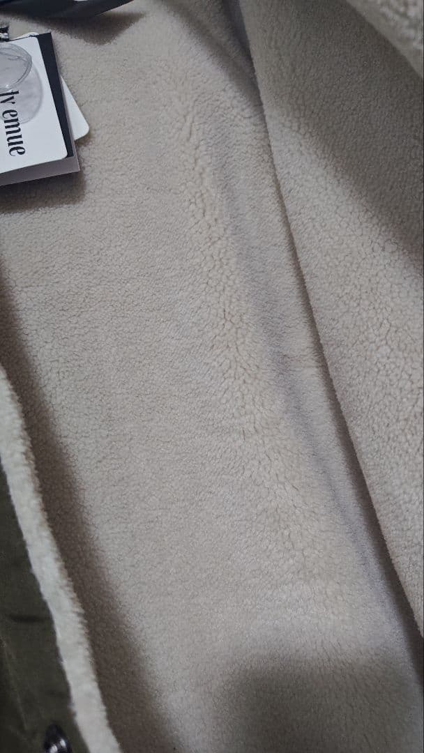 taion ミリタリーダウンケープ　カーキ