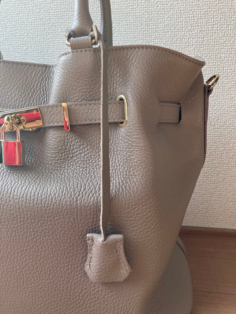 MILOS/ミロス 金具付きトート 2way ベージュ