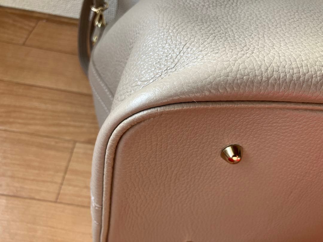 MILOS/ミロス 金具付きトート 2way ベージュ