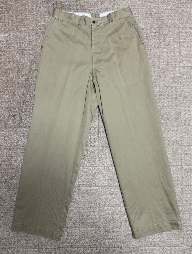 パンツ 50's US Army M-52 Chino Trousers W32