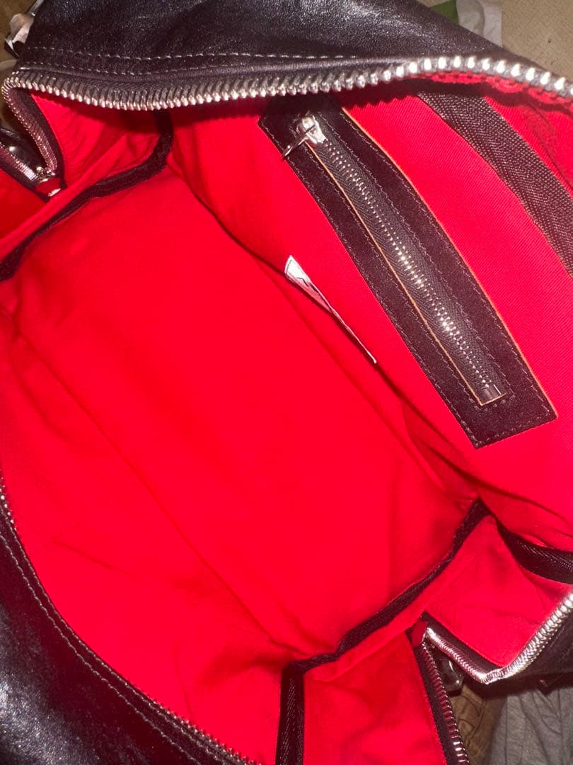 ルイスレザーズ　ヘルメットバッグ　ボストンバッグ　ベジカウ　黒