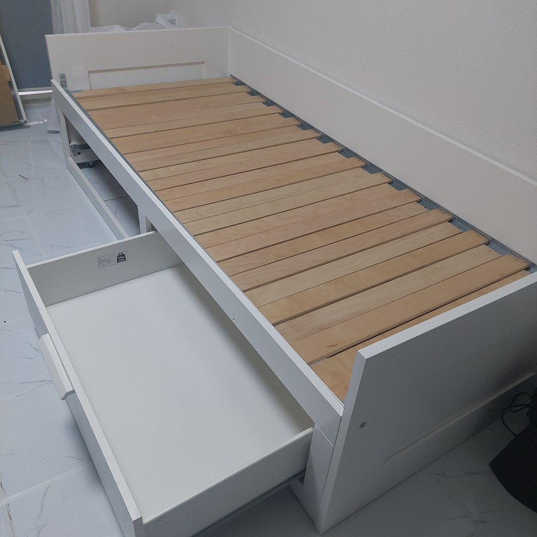 BRIMNES ブリムネス　デイベッド　ホワイト　イケア