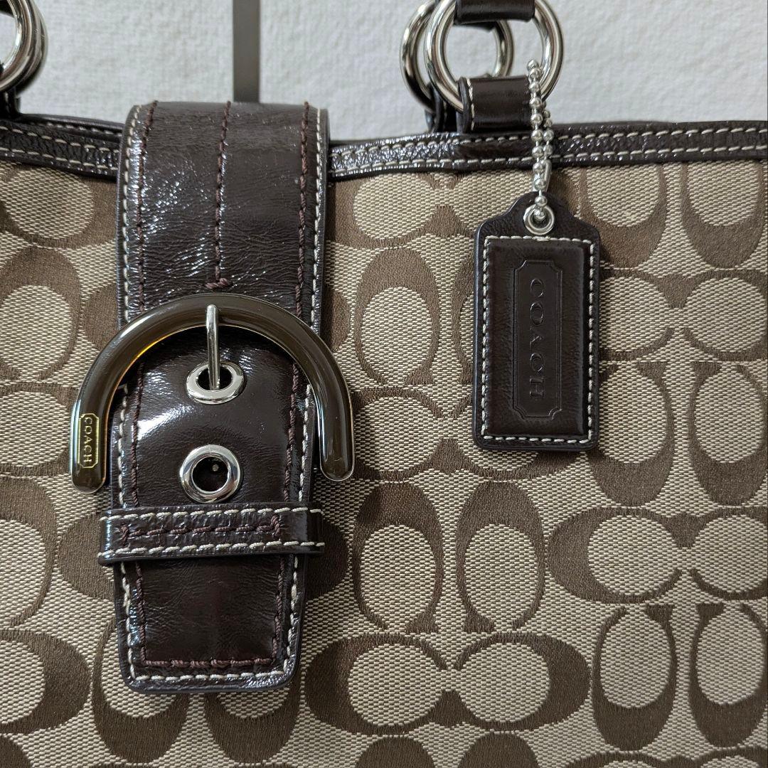 コーチ トートバッグ ソーホー シグネチャー柄 COACH SOHO