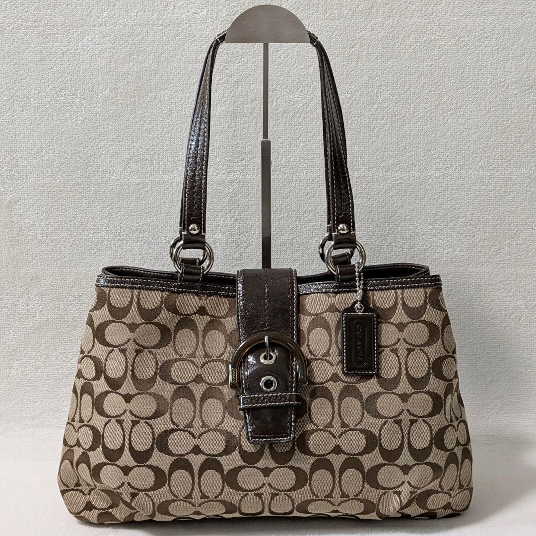 コーチ トートバッグ ソーホー シグネチャー柄 COACH SOHO